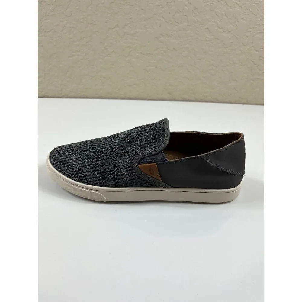 Olukai Pehuea Slip On Casual Shoe Pavement Gray AMPUTEE LEFT SHOE Womens Size 8